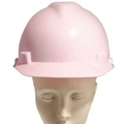 MSA Hard Hats: Women's Pink 454 495862 V Guard Hard Hat -Wrangler Shop v guard dp54 pink f 01