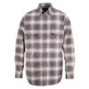 Wolverine Apparel: Men's W1203980 010 FR FireZer0 Charcoal Plaid Long Sleeve Twill Shirt -Wrangler Shop w1203980 010 1