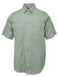 5.11 Tactical Shirts: Men's Green Cotton Uniform Shirt 71152 182