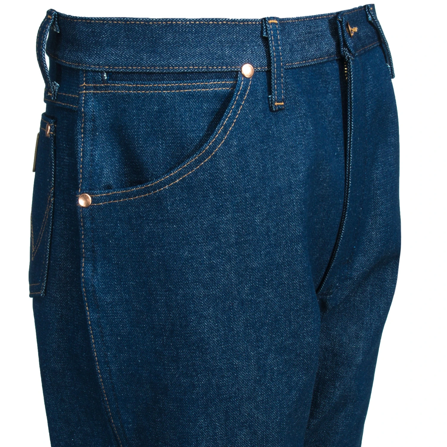 Wrangler Jeans: Men's Rigid Indigo 0013MWZ Cowboy Cut Original Fit Jeans 6 Wrangler Jeans: Men's Rigid Indigo 0013MWZ Cowboy Cut Original Fit Jeans - Image 4