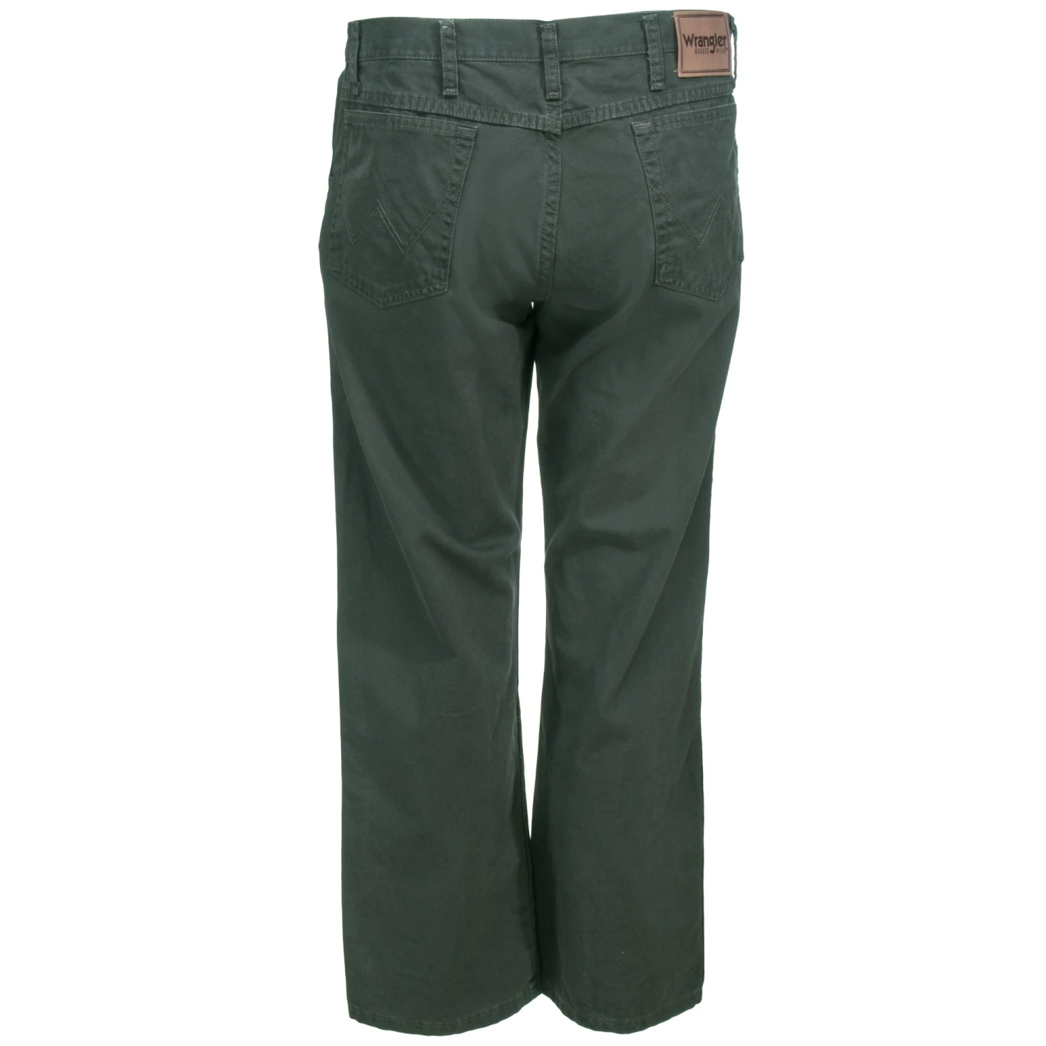 Wrangler Jeans: Men's Moss Green 31100 MS Rugged Wear Straight Leg Canvas Jeans 6 Wrangler Jeans: Men's Moss Green 31100 MS Rugged Wear Straight Leg Canvas Jeans - Image 4