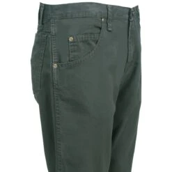 Wrangler Jeans: Men's Moss Green 31100 MS Rugged Wear Straight Leg Canvas Jeans