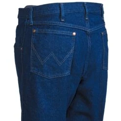Wrangler Jeans: Men's Cowboy Cut 31MWZ PW Prewashed Indigo Relaxed Fit Jeans -Wrangler Shop wrangler 31mwzpw l 01