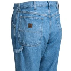 Wrangler Jeans: Men's Vintage Indigo 32001 VI Rugged Wear Relaxed Carpenter Jeans -Wrangler Shop wrangler 32001vi l 01