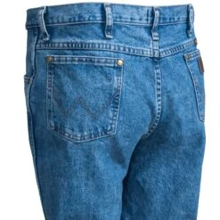 Wrangler Jeans: Men's Cowboy Cut 36MWZ SW Slim Fit Stonewashed Jeans -Wrangler Shop wrangler 36mwzsw l 01
