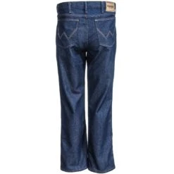 Wrangler Jeans: Men’s Blue Denim 39055 PS Rugged Wear Regular Fit Stretch Jeans -Wrangler Shop wrangler 39055ps b 01