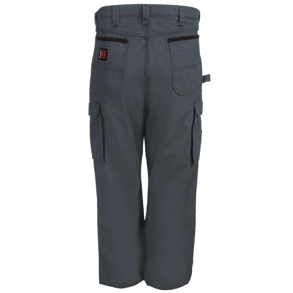 Wrangler Riggs Pants: Men's 3W060 ST Slate Grey Ripstop Ranger Pants 6 Wrangler Riggs Pants: Men's 3W060 ST Slate Grey Ripstop Ranger Pants - Image 4