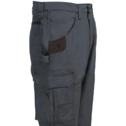 Wrangler Riggs Pants: Men's 3W060 ST Slate Grey Ripstop Ranger Pants