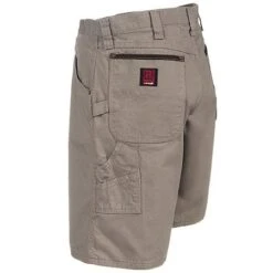 Wrangler Riggs Shorts: Men's Dark Khaki 3W320 DK Ripstop Carpenter Shorts -Wrangler Shop wrangler 3w320 dk l 01