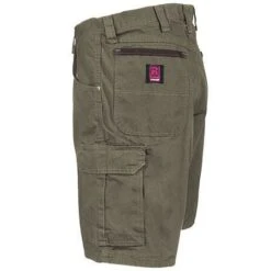 Wrangler Riggs Shorts: Men's Bark Brown 3W360 BR Cotton Ripstop Ranger Shorts -Wrangler Shop wrangler 3w360 br l 01