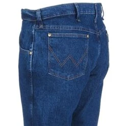 Wrangler Jeans: Men's Advanced Comfort 47MAC MS Cowboy Cut Mid Stone Jeans -Wrangler Shop wrangler 47macms l 01