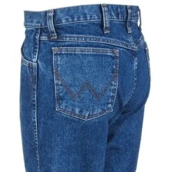 Wrangler Jeans: Men's Stonewashed FR13MMS Flame Resistant Denim Jeans -Wrangler Shop wrangler fr13mms l 01