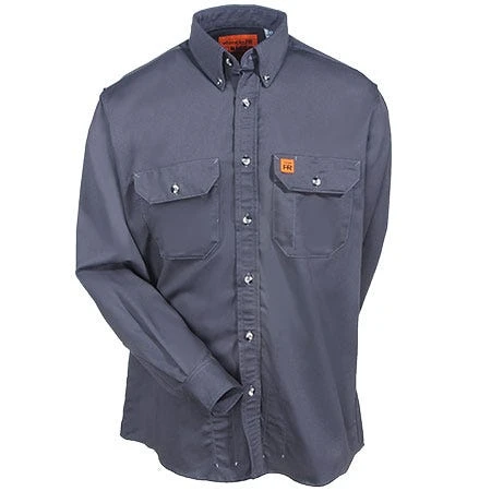 Wrangler Riggs Shirts: Men's Grey FR3W5 GY Flame Resistant Long Sleeve Shirt 5 Wrangler Riggs Shirts: Men's Grey FR3W5 GY Flame Resistant Long Sleeve Shirt - Image 3