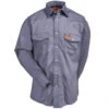 Wrangler Shirts: Men's Charcoal FR127CH Flame Resistant Western Work Shirt 1 Wrangler Shirts: Men's Charcoal FR127CH Flame Resistant Western Work Shirt -Wrangler Shop wrangler fr127ch 1