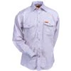 Wrangler Shirts: Men's White Plaid FR130WH Flame-Resistant Western Work Shirt -Wrangler Shop wrangler fr130wh 1