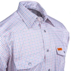 Wrangler Shirts: Men's White Plaid FR130WH Flame-Resistant Western Work Shirt -Wrangler Shop wrangler fr130wh 2