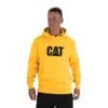 Caterpillar Sweatshirts: Men's W10646 12882 Yellow Black Trademark Hooded Sweatshirt -Wrangler Shop yellowbkedit